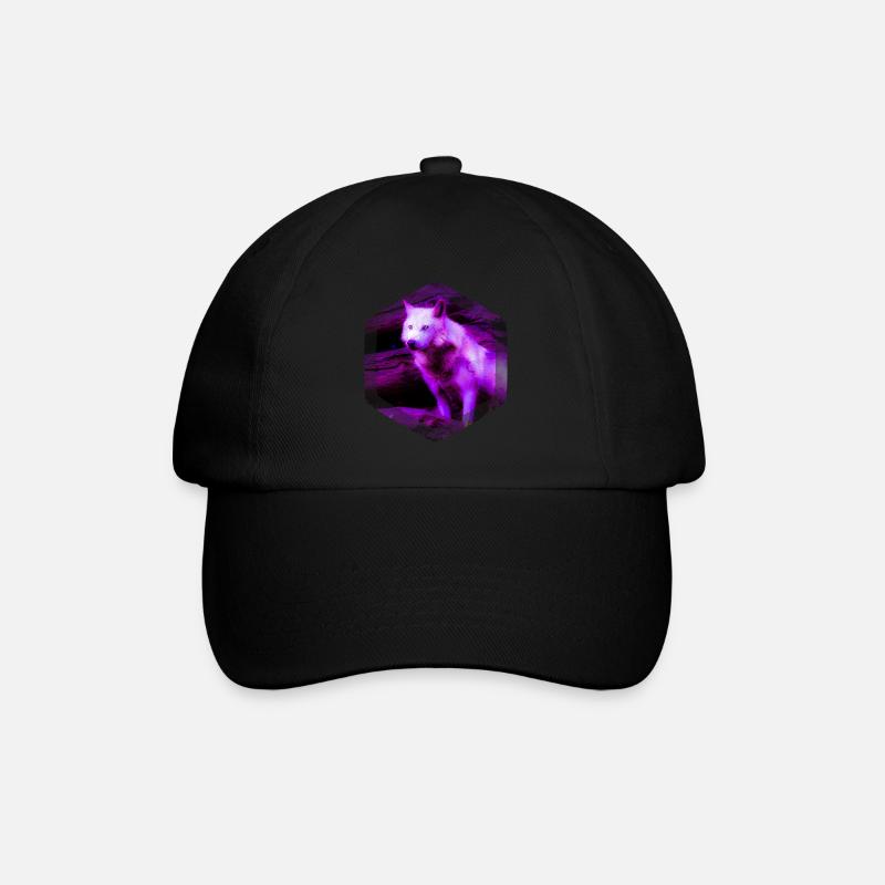 loup - Casquette classique - noir/noir