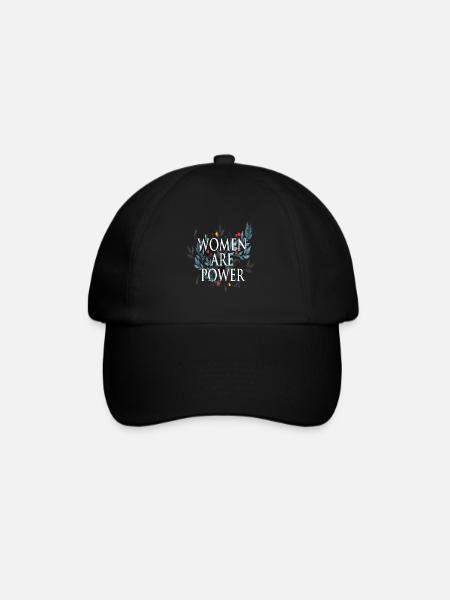 Women Power !! - Baseball Cap - black/black