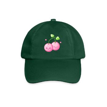 Cherry - Baseball Cap - bottle green - Front