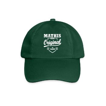 MATHIS T-Shirt personalisiert Mathis name mathis - Baseballkappe - Flaschengrün - Vorne