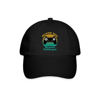 Annoncer grossesse tata, cadeau, femme, naissance - Casquette classique - noir/noir - Devant