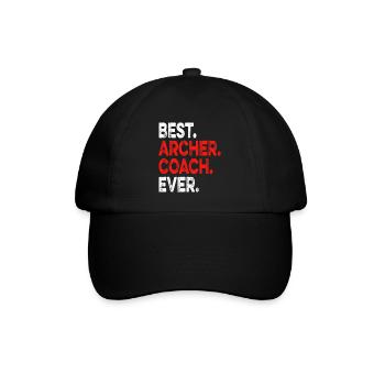 Bogenschütze Bogensport Pfeil Bogen Bogenschießen - Baseballkappe - Schwarz/Schwarz - Vorne