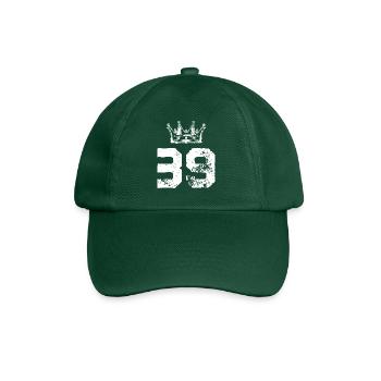 39 Number crown - Baseball Cap - bottle green - Front