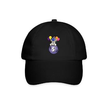 5 ans espace anniversaire 5. - Casquette classique - noir/noir - Devant