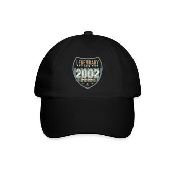 anniversary 2002 legendary 20 years - Baseball Cap - black/black - Front