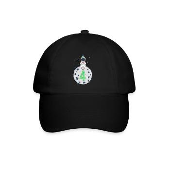 Fête d’anniversaire de l’espace de 4ème anniversaire - Casquette classique - noir/noir - Devant