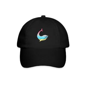 Fierté De Whale Genderflux - Casquette classique - noir/noir - Devant