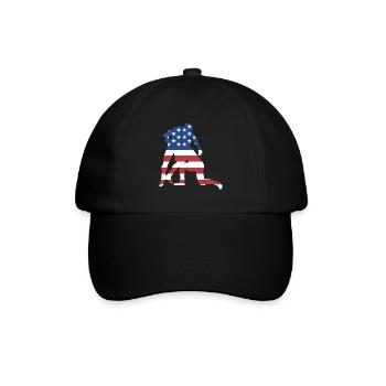 Sport Us Flag Wrestling - Baseballkappe - Schwarz/Schwarz - Vorne