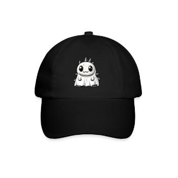 Dinosaure Stégosaure Halloween Fantôme - Casquette classique - noir/noir - Devant