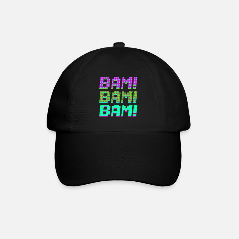 bam bam bam - Baseballkappe - Schwarz/Schwarz