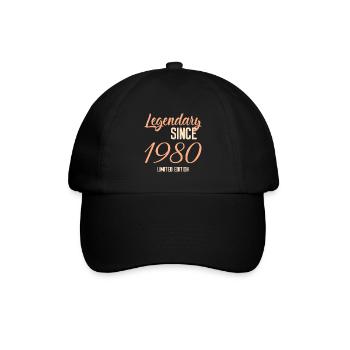 Legendary since 1980 limited edition - Baseballkappe - Schwarz/Schwarz - Vorne