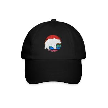 Eisbär - Baseballkappe - Schwarz/Schwarz - Vorne