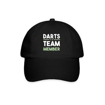 Darts Team - Baseballkappe - Schwarz/Schwarz - Vorne