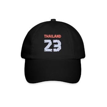 Thailand 23 Trikot 2023 - Baseballkappe - Schwarz/Schwarz - Vorne