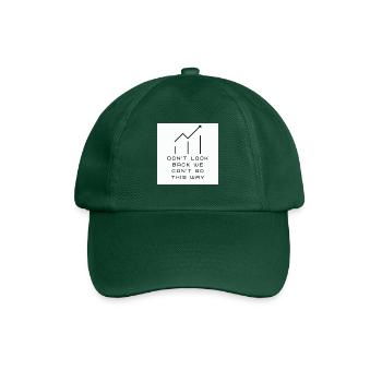 Don't look back - Baseball Cap - bottle green - Front