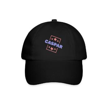 Cadeau pour Caspar - Casquette classique - noir/noir - Devant