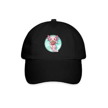 Axolotl Ramen Design pour les amateurs d’axolotl - Casquette classique - noir/noir - Devant