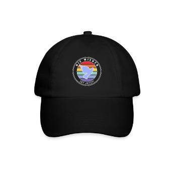 Nie wieder ist jetzt! - Baseballkappe - Schwarz/Schwarz - Vorne