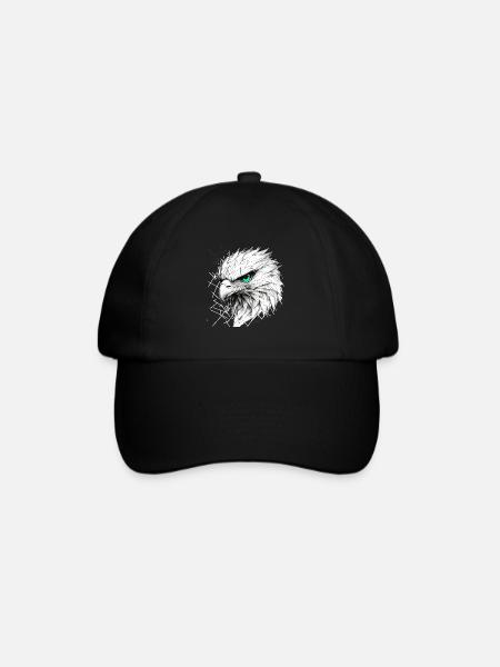Libre comme l’aigle - Casquette classique - noir/noir