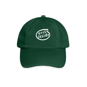 Geek inside - Baseball Cap - bottle green - Front
