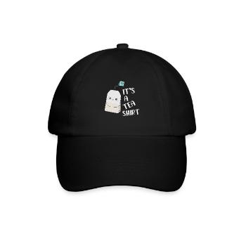 It's a Tea Shirt - Baseball Cap - black/black - Front