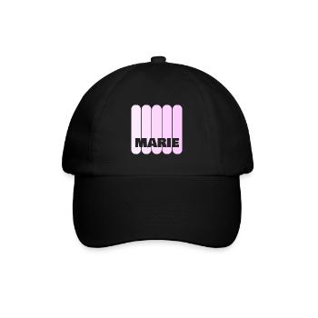 Marie - Baseball Cap - black/black - Front