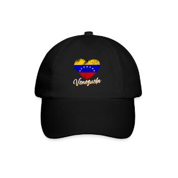 Venezuela Love - Baseball Cap - black/black - Front