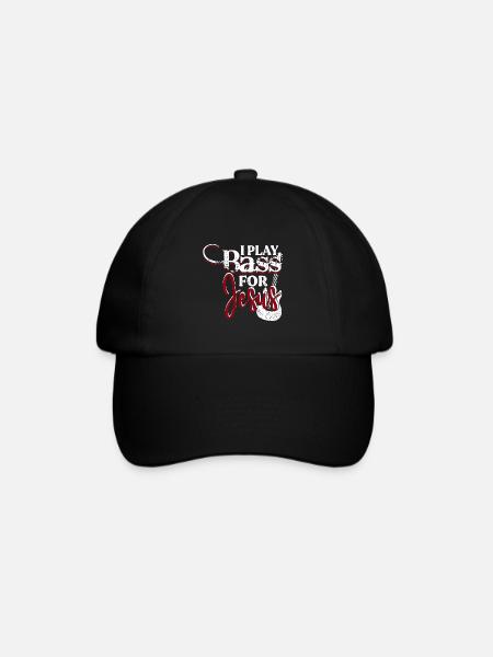 Je joue de la basse pour Jésus Christian Guitare Basse - Casquette classique - noir/noir