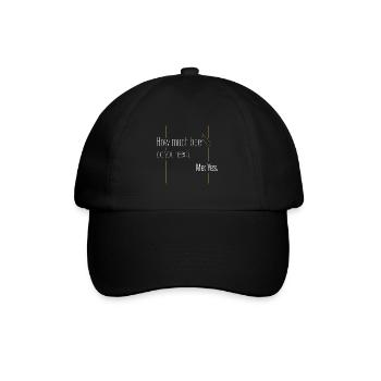 How much beer? - Baseball Cap - black/black - Front