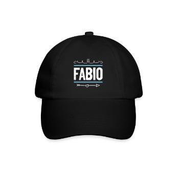 Fabio - Baseball Cap - black/black - Front