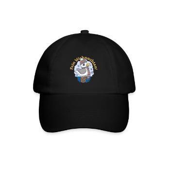 Lüttje Mööv Weihnachten Edition - Baseballkappe - Schwarz/Schwarz - Vorne