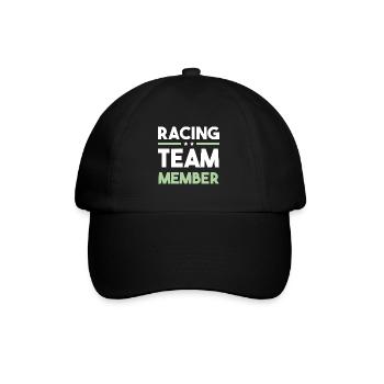 Racing Team - Baseball Cap - black/black - Front