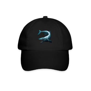 Mosasaur - Baseball Cap - black/black - Front