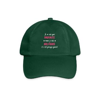 militaire - Casquette classique - vert bouteille - Devant