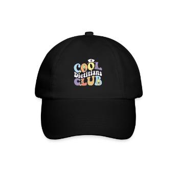 Cool Dietitians Club Nutritionniste Praticien - Casquette classique - noir/noir - Devant