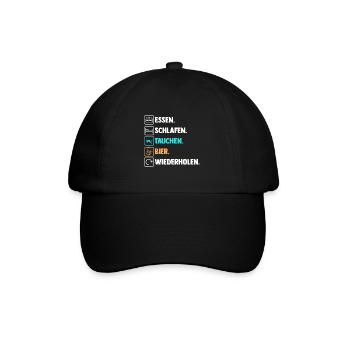 Schullehrerin Lehrerin - Baseballkappe - Schwarz/Schwarz - Vorne