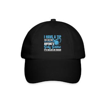 Golf Game Funny Golfer - Baseball Cap - black/black - Front