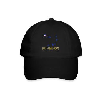 Cape Verde flag Cabo Verde flag - Baseball Cap - black/black - Front