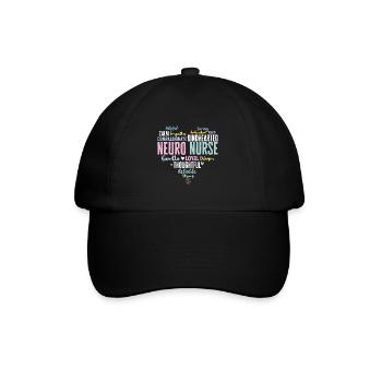 Neurology, Nurse, Brain, Neurologist - Baseball Cap - black/black - Front