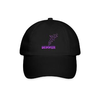 Spaßig Summer - Baseballkappe - Schwarz/Schwarz - Vorne