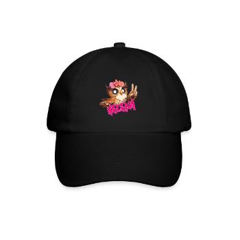 HELENA - Beautiful girl name with cute OWL - Baseball Cap - black/black - Front