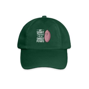 Légumes-racines de patates douces - Casquette classique - vert bouteille - Devant