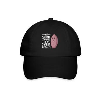 Légumes-racines de patates douces - Casquette classique - noir/noir - Devant