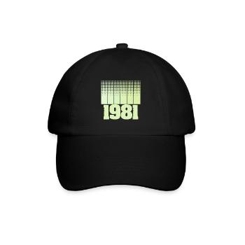 Spiel 1981 - Baseballkappe - Schwarz/Schwarz - Vorne