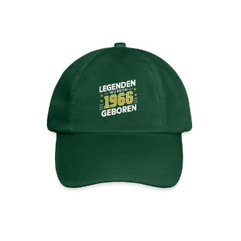 Legends were born in 1966 - Baseball Cap - bottle green - Front