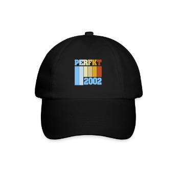 Einzigartig 2002 - Baseballkappe - Schwarz/Schwarz - Vorne