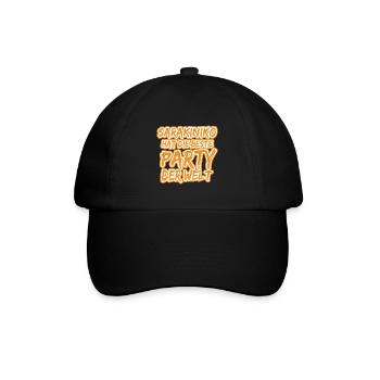 Gift for Sarakiniko - Baseball Cap - black/black - Front