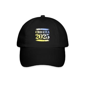 Croatia 2025 - Baseball Cap - black/black - Front