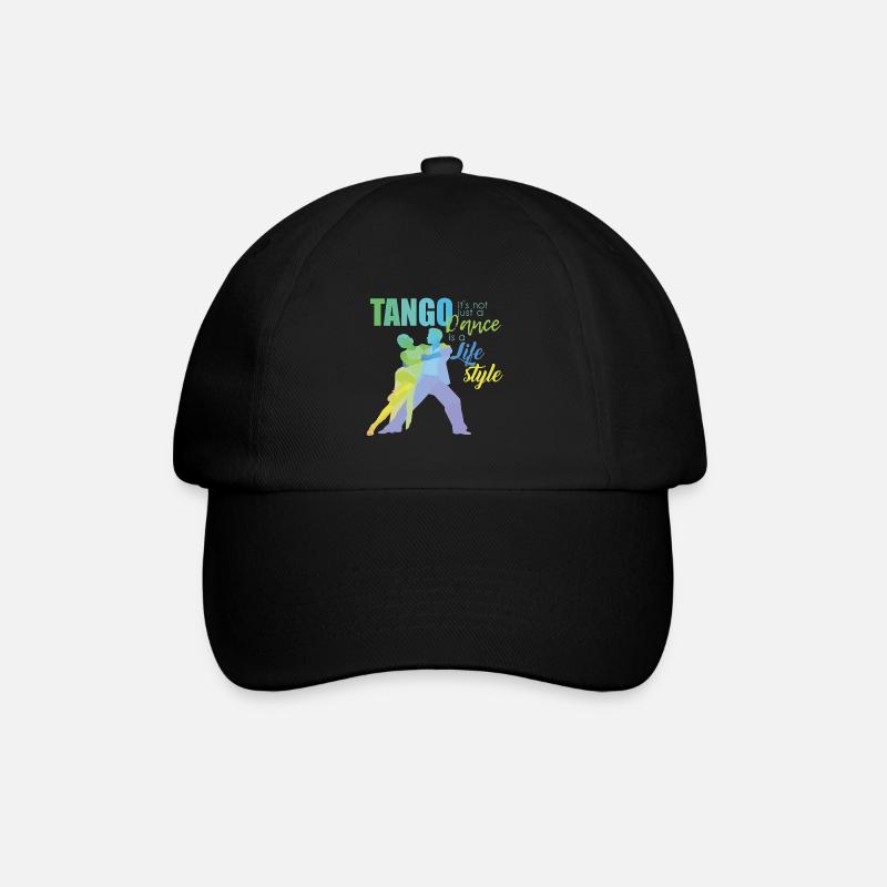 Tango-Tanz Tanzlehrer Tänzer - Baseballkappe - Schwarz/Schwarz