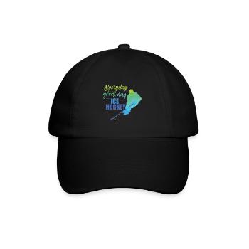 Hockey - Casquette classique - noir/noir - Devant